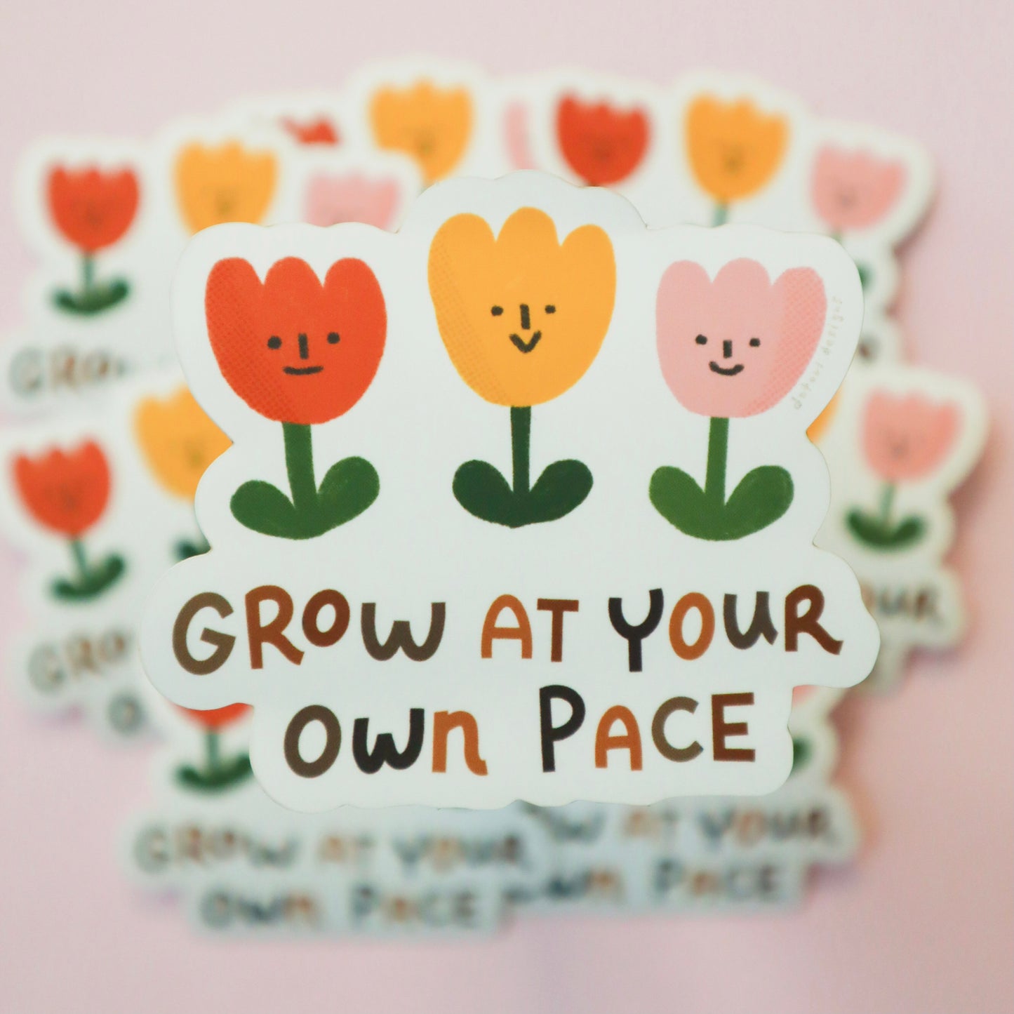 Grow At Your Own Pace Sticker