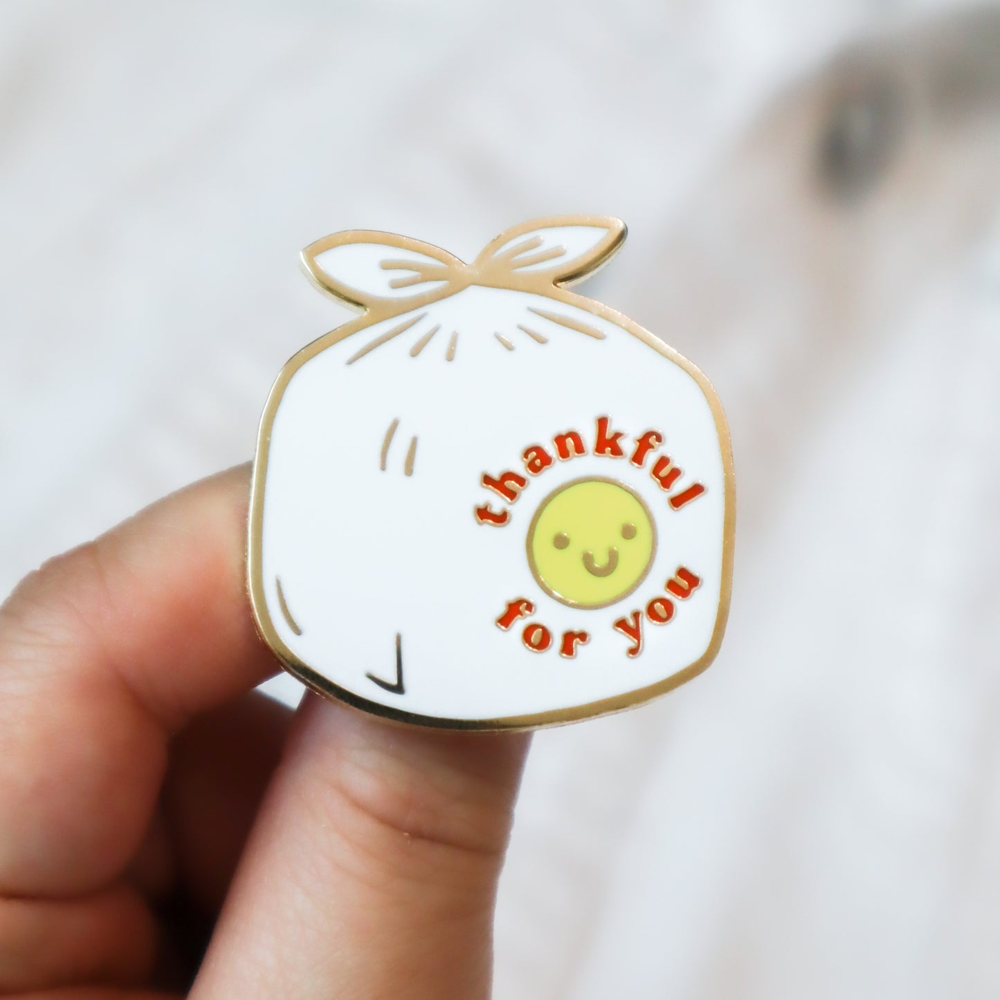 Thankful for You Enamel Pin