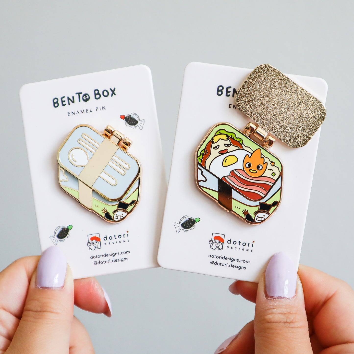 Howl's Moving Castle Ghibli Bento Box Enamel Pin