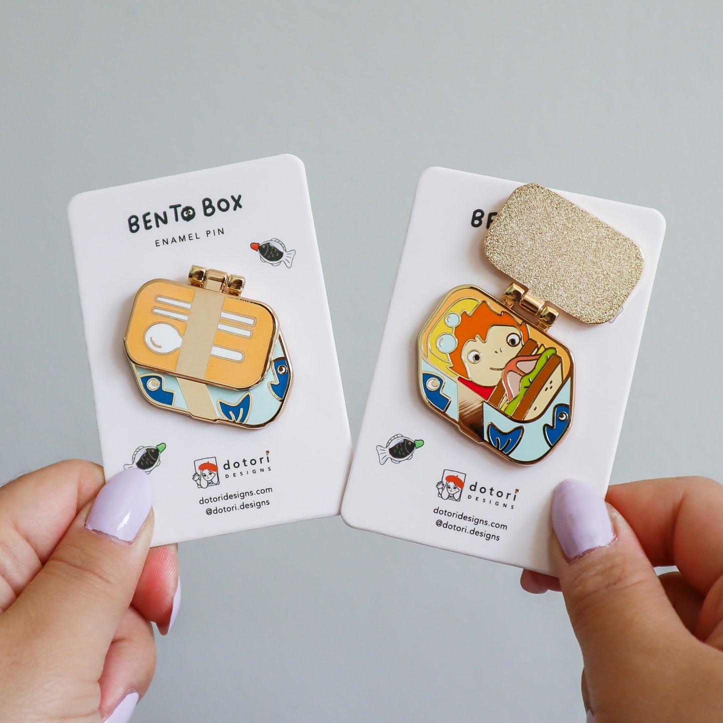 Ponyo Bento Box Enamel Pin