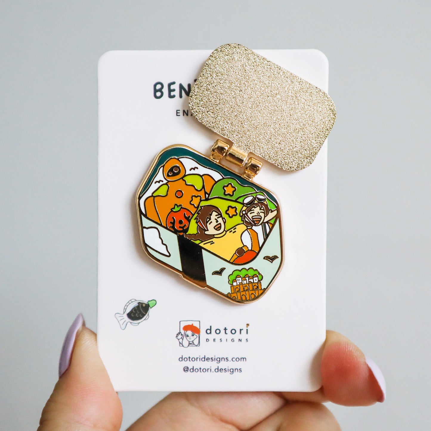 Castle in the Sky Bento Box Enamel Pin