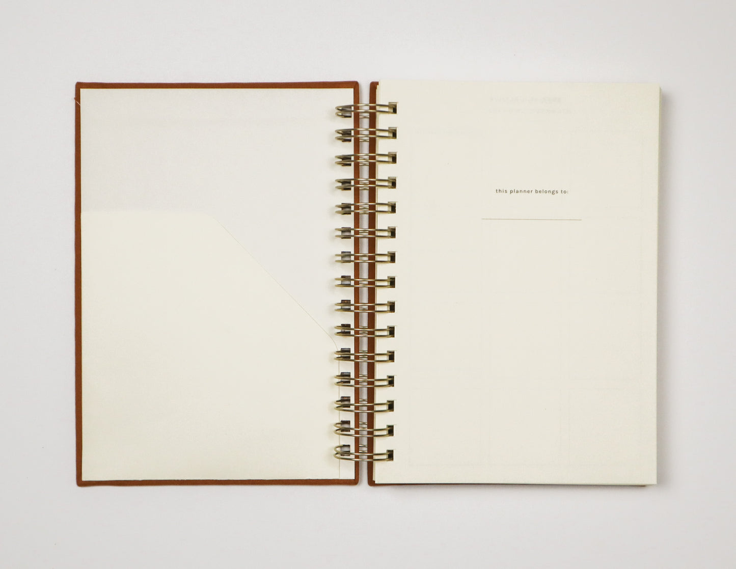 Undated Weekly Planner in Terracotta