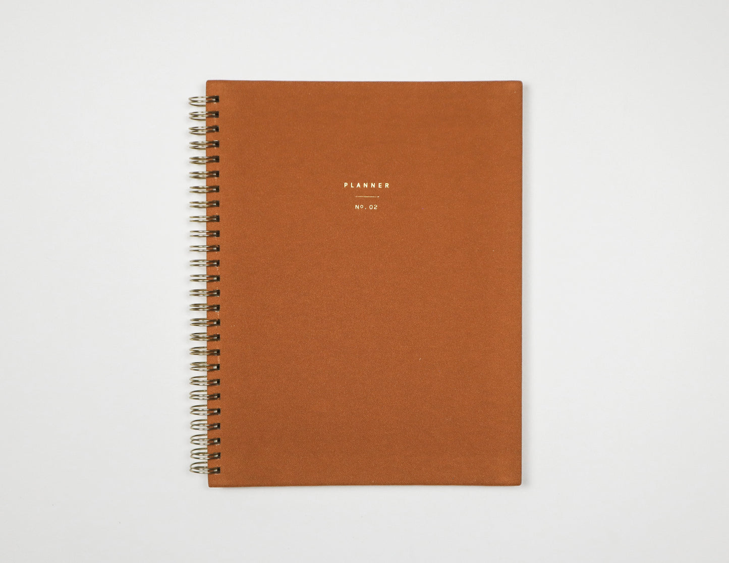Undated Monthly Planner in Terracotta