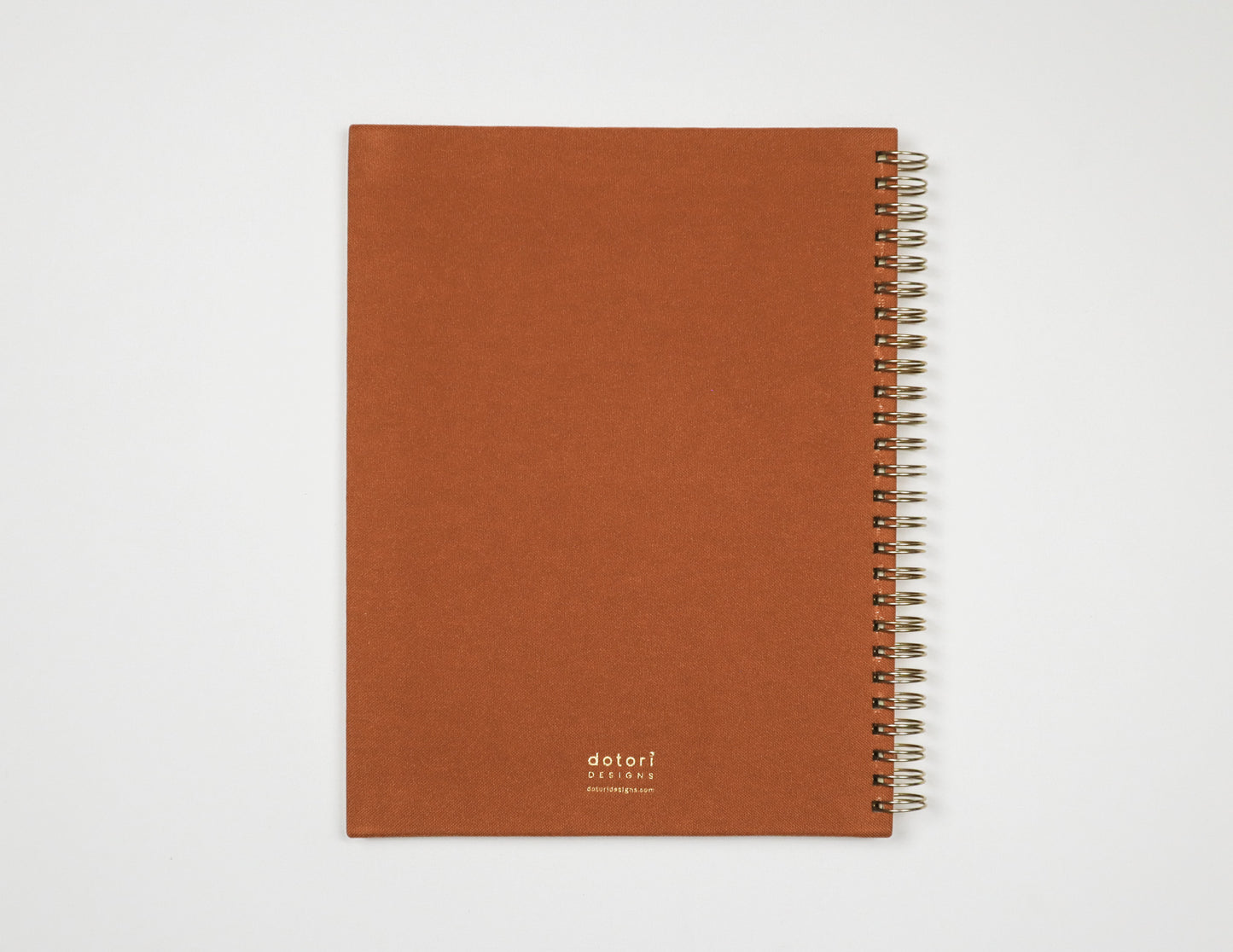 Undated Monthly Planner in Terracotta