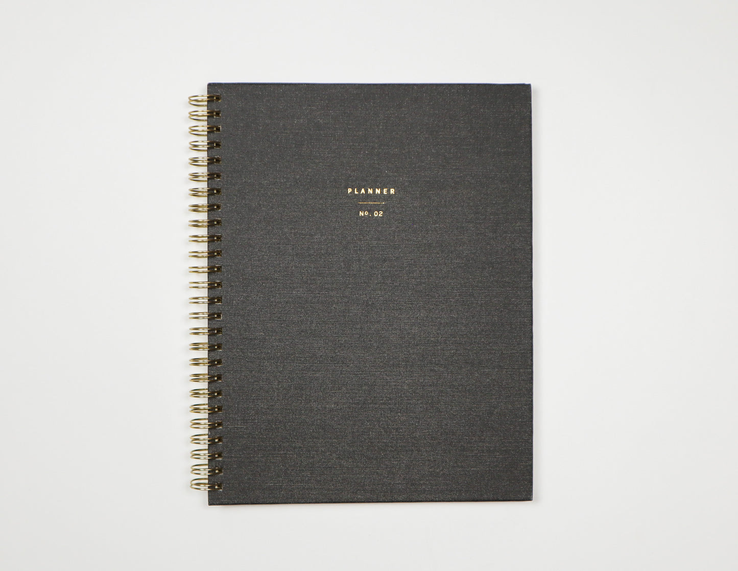 Undated Monthly Planner in Charcoal