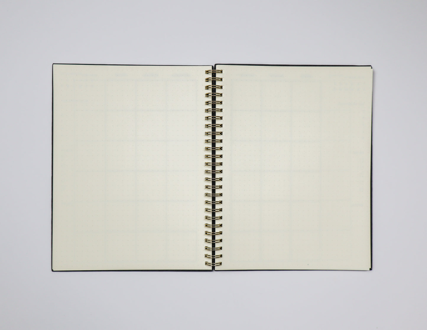 Undated Monthly Planner in Charcoal