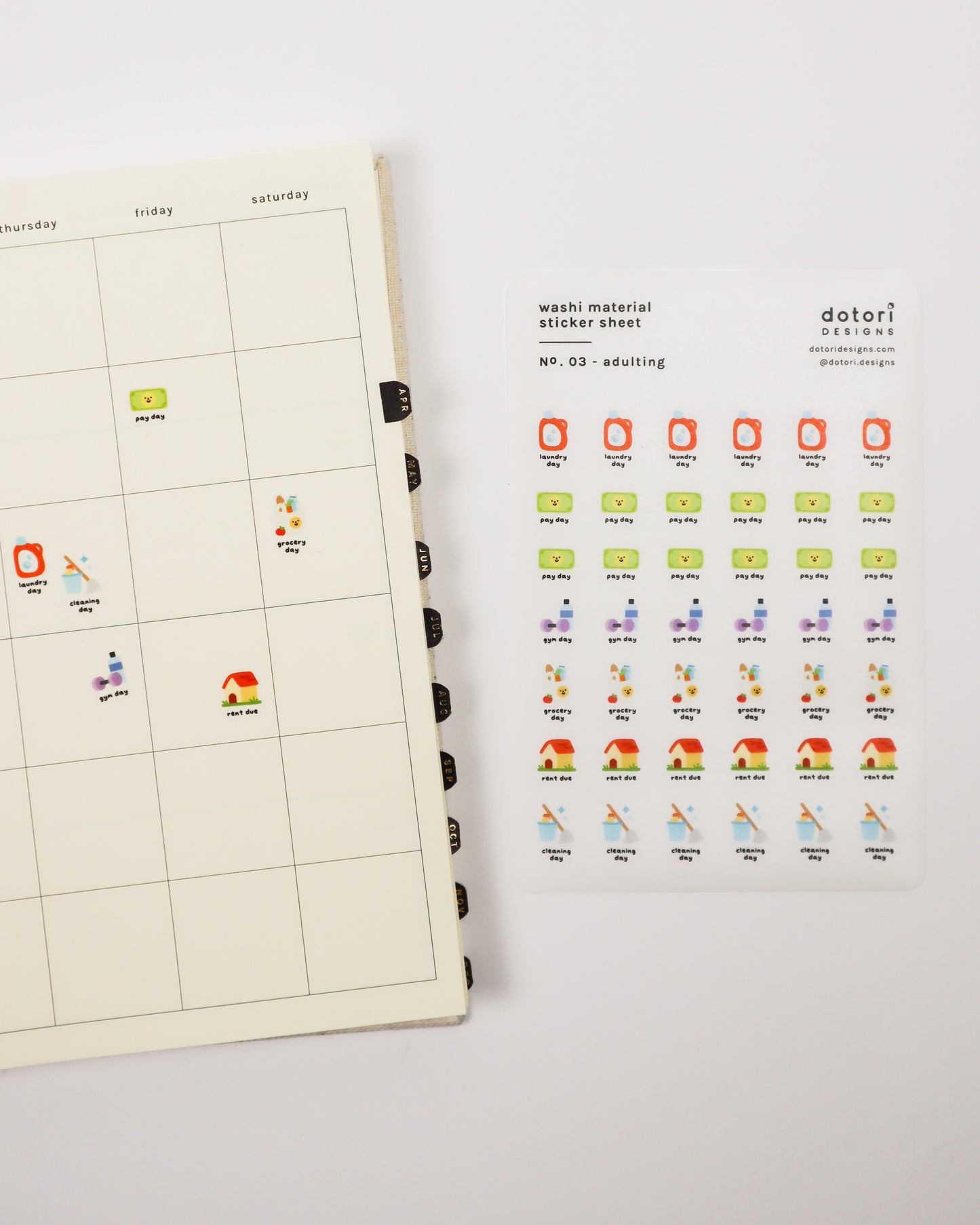 Adulting Sticker Sheet