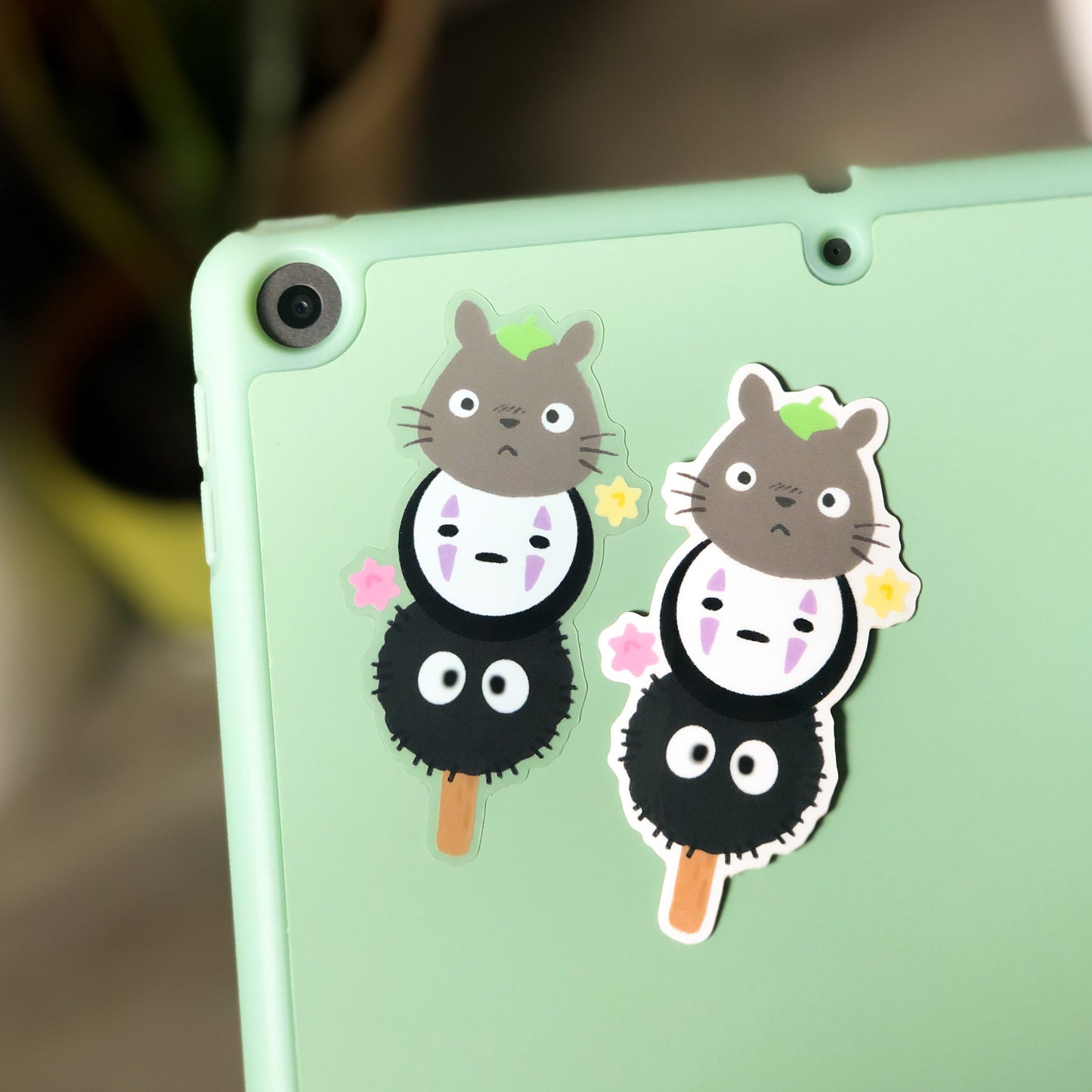 Studio Ghibli Dango Clear Sticker