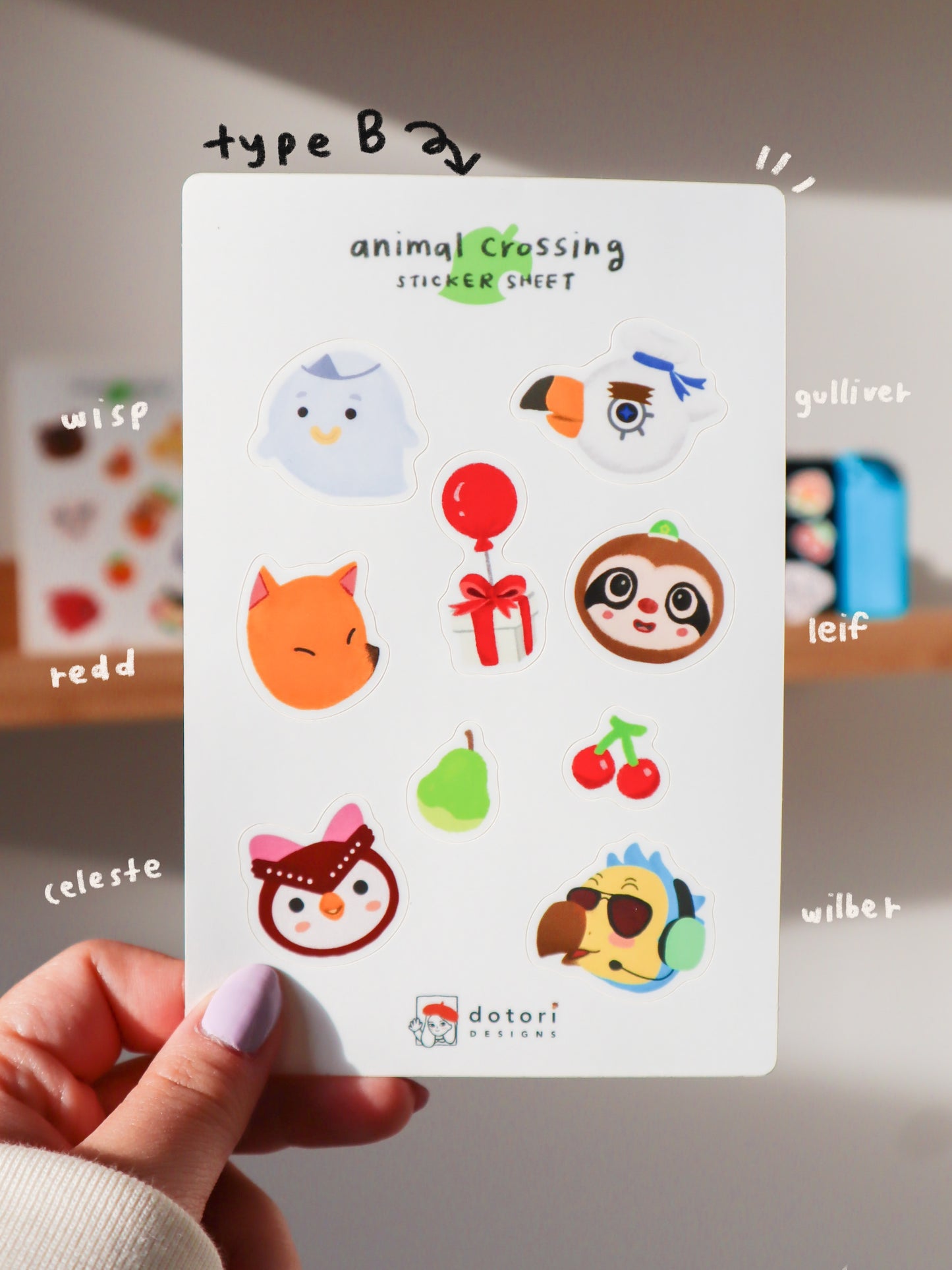 Animal Crossing Sticker Sheet