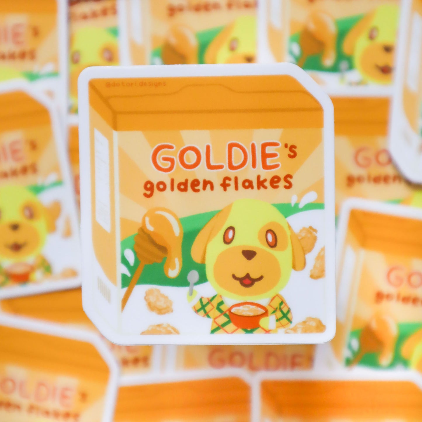 Goldie from Animal Crossing Sticker