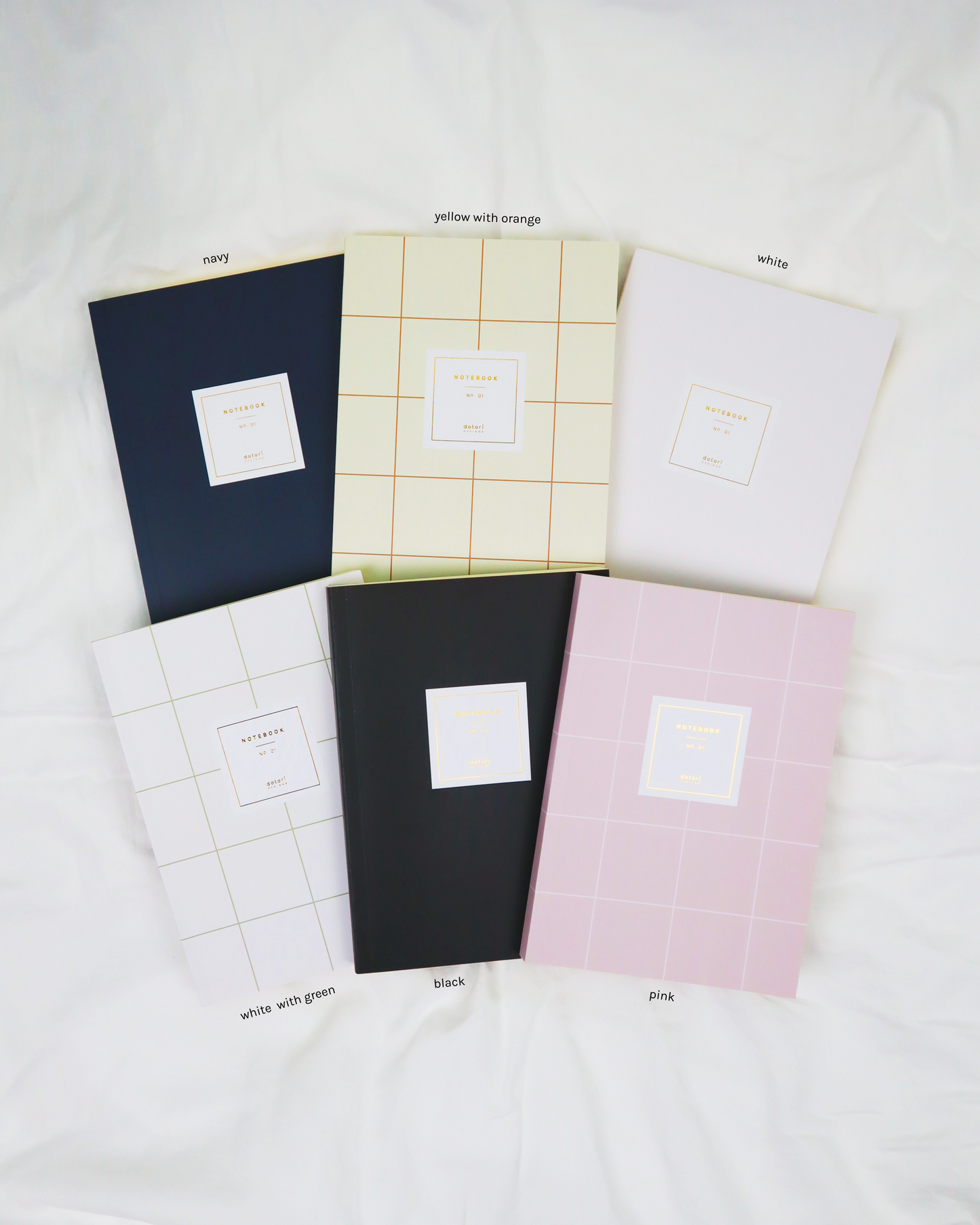Ruled Notebook with Gold Foil