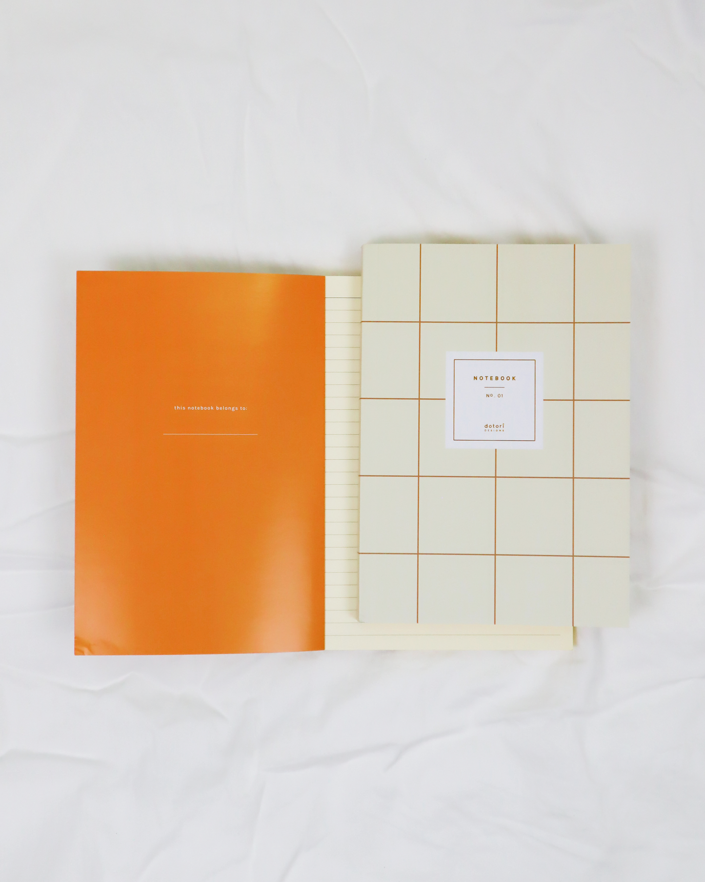 Ruled Notebook with Gold Foil