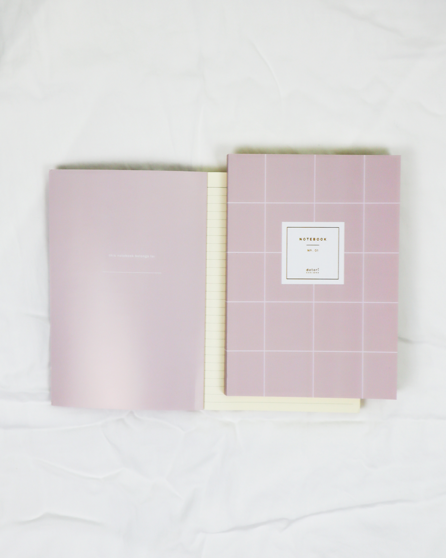 Ruled Notebook with Gold Foil