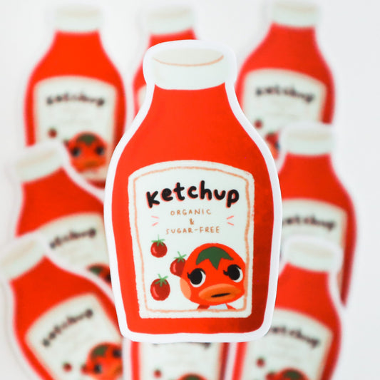 Ketchup from Animal Crossing Sticker