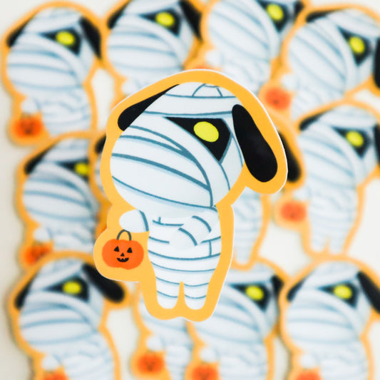 Lucky from Animal Crossing Sticker