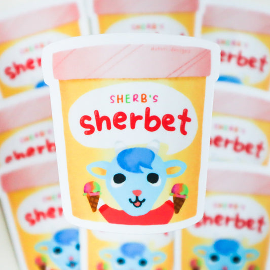 Sherb from Animal Crossing Sticker