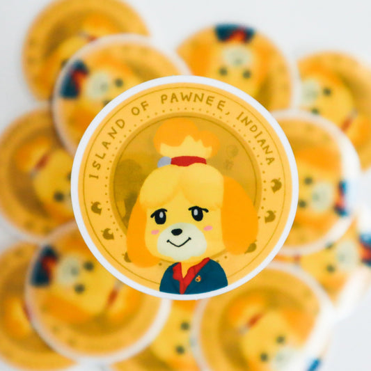 Isabelle from Animal Crossing Sticker