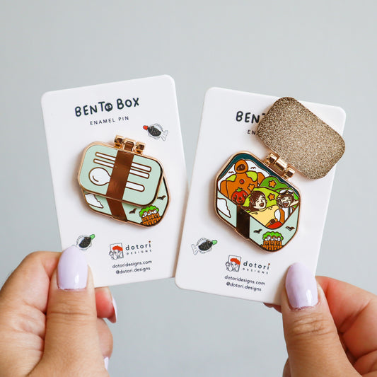 Castle in the Sky Bento Box Enamel Pin