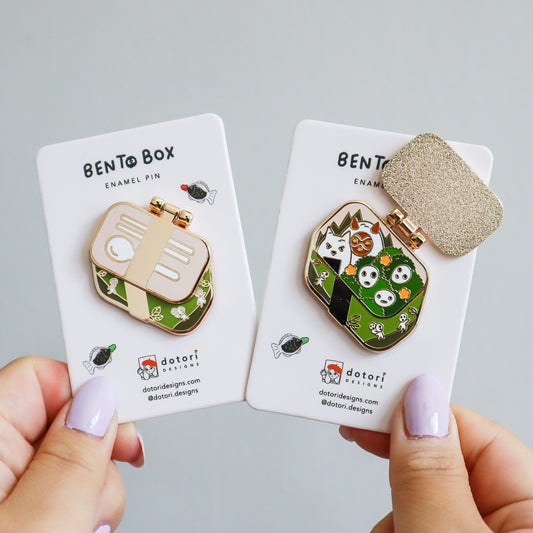 Princess Mononoke Bento Box Enamel Pin