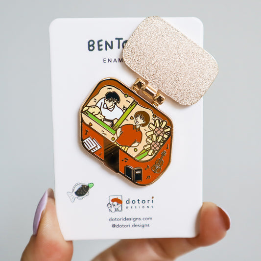 Whisper of the Heart Bento Box Enamel Pin