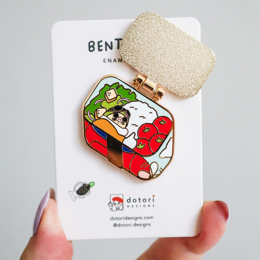 Porco Rosso Bento Box Enamel Pin