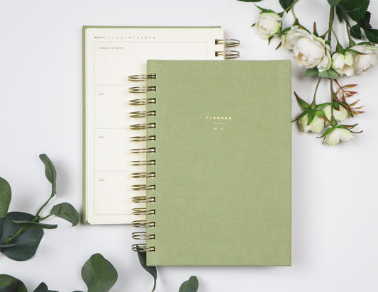 Undated Weekly Planner in Sage