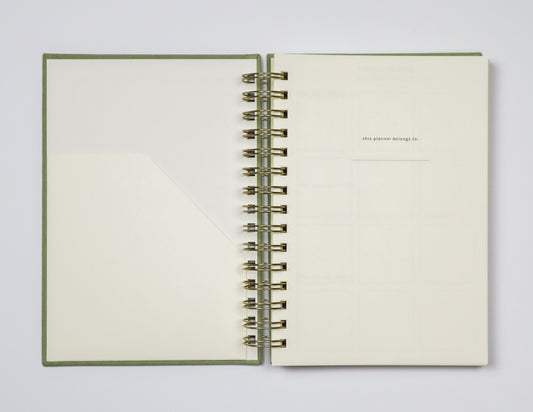Undated Weekly Planner in Sage