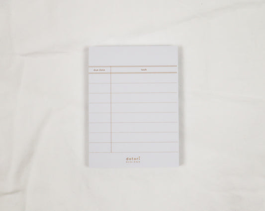 Simple, Neutral Task Sticky Note