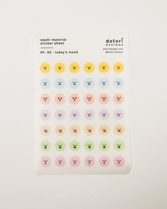 Mood Sticker Sheet