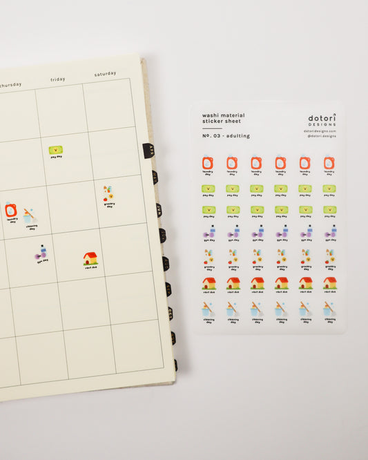 Adulting Sticker Sheet