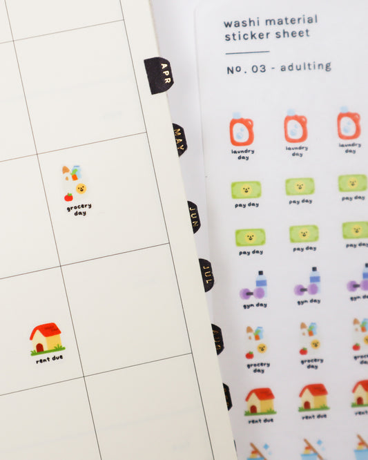 Adulting Sticker Sheet