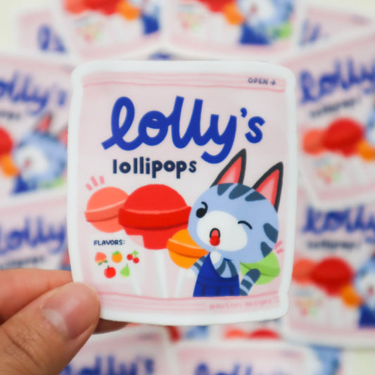 Lolly from Animal Crossing Sticker